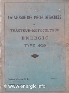 Energic Catalogue des pièces détachées 1946 www.energic.info