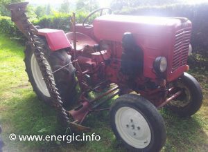 Energic tracteur 511 petrol with hay/grass cutter www.energic.info