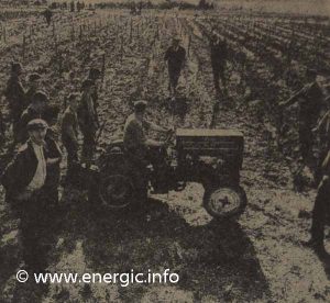 Energic series 500 tracteur in demonstration work 1961 www.energic.info