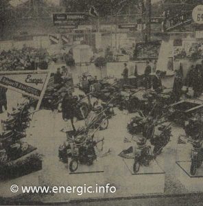 Energic large machine stand show casing motobineuse 75 + may 1960 www.energic.info
