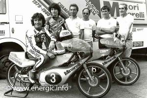 Energic Motobineuse engine supplier Minarelli with Angel Nieto world champion 1979/80 @ 125cc www.energic.info