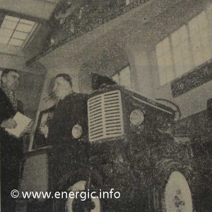 Energic agricole show 1958 with Mr A Patissier presenting on the stand www.energic.info