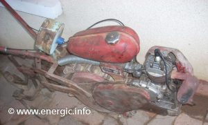 Energic 102 motoculteur Mono roue moteur VAP 48cc www,energic.info