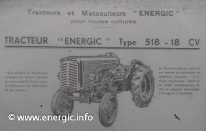Energic 518 oriiginal brochures. www.energic.info
