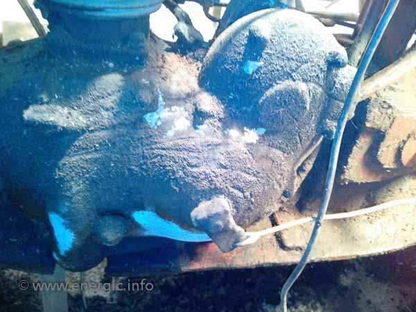 Energic C7 unrestored engine.