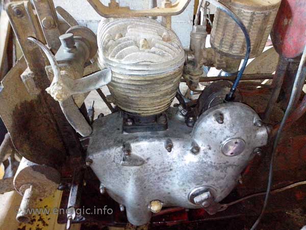 Energic C7 part restored engine.