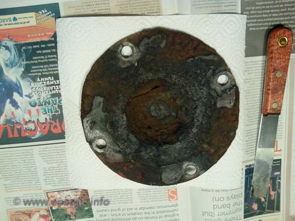 Energic C7 Hub removed and ready for cleaning