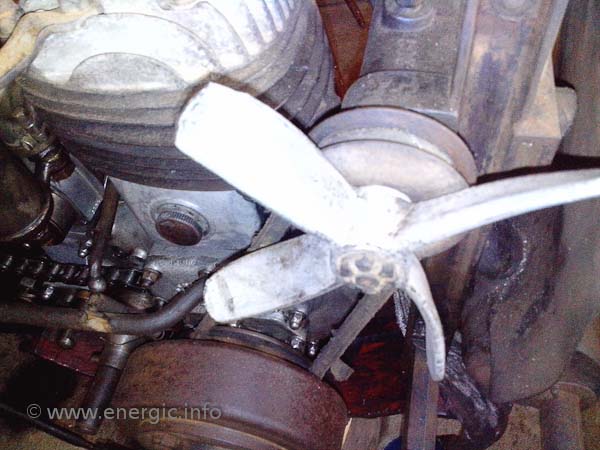 Energic C7 Fan pulley system