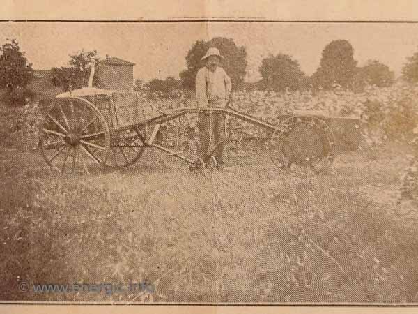 Energic B5, sulky and cart.