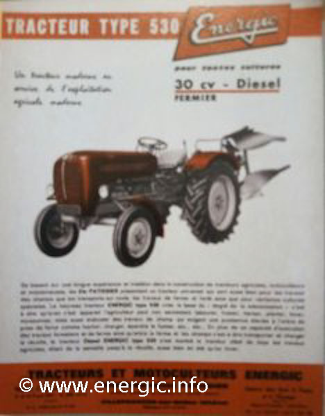 Energic Tracteur 530