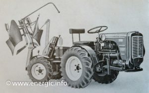 Energic demonstration 4RM 12/18 tracteur range. energic.info