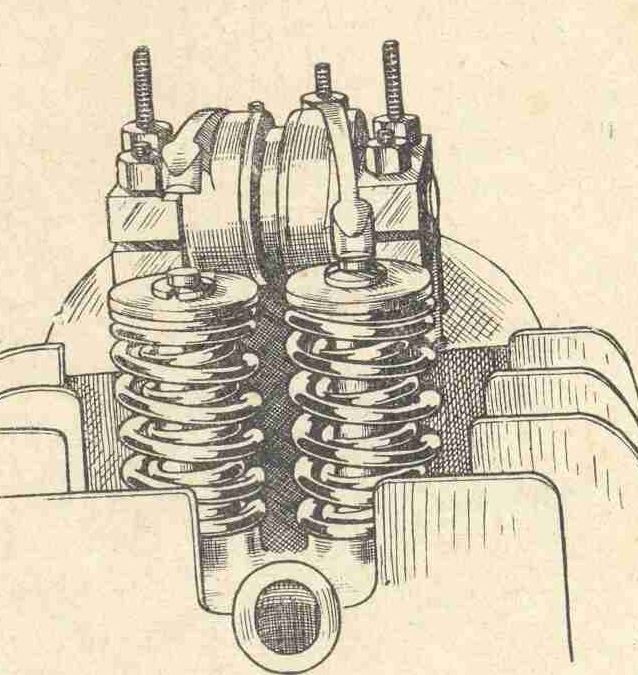 Chaise Engine overhead valves.